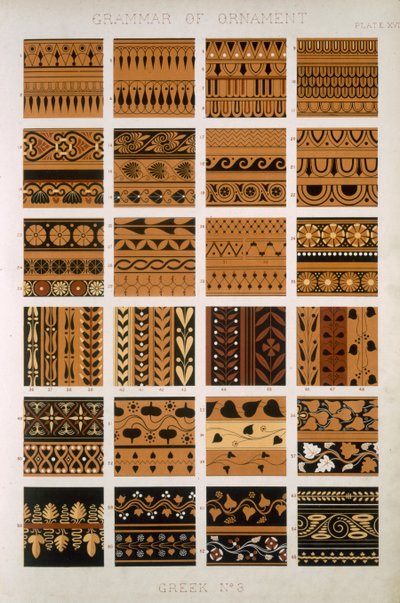 Grec No 3, Planche XVII, de 